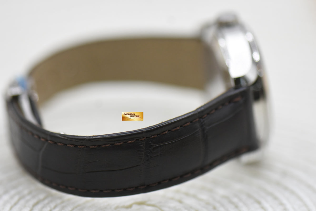 OMEGA SEAMASTER AQUA TERRA 150m CO-AXIAL 38.5mm STEEL IN LEATHER STRAP AUTOMATIC (LNIB)