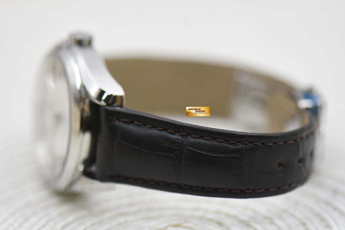 OMEGA SEAMASTER AQUA TERRA 150m CO-AXIAL 38.5mm STEEL IN LEATHER STRAP AUTOMATIC (LNIB)