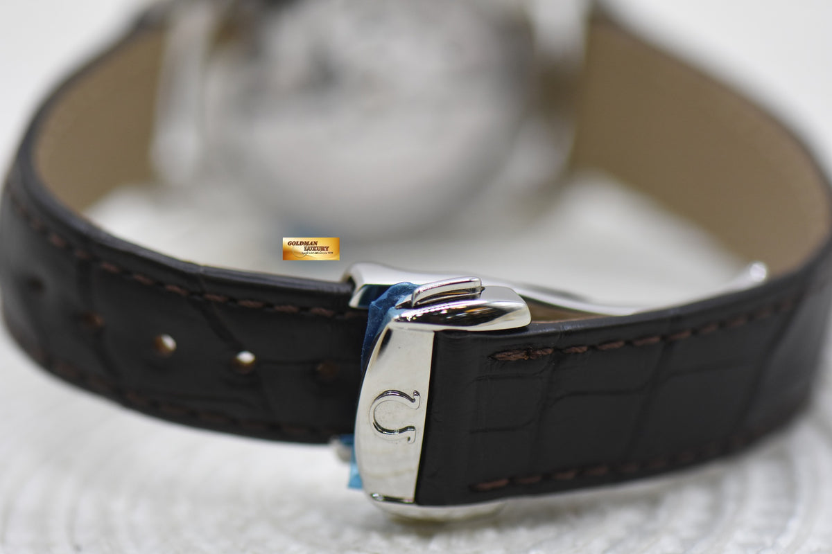 OMEGA SEAMASTER AQUA TERRA 150m CO-AXIAL 38.5mm STEEL IN LEATHER STRAP AUTOMATIC (LNIB)