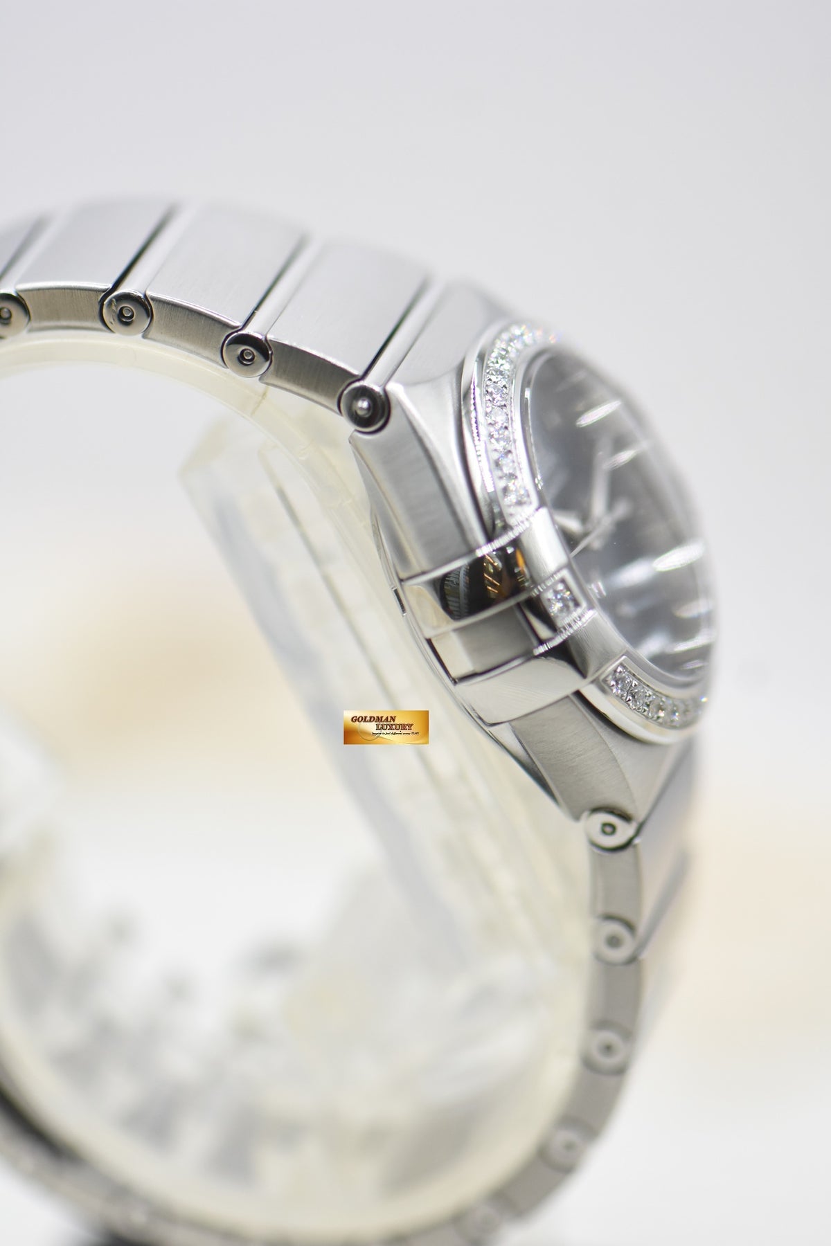 OMEGA CONSTELLATION ORBIS EDITION 27mm STEEL IN BRACELET BLUE DIAMOND DIAL AUTOMATIC (LNIB)