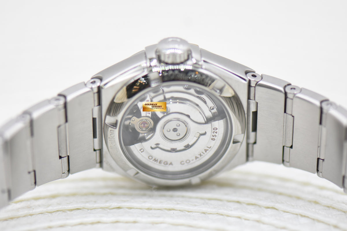 OMEGA CONSTELLATION ORBIS EDITION 27mm STEEL IN BRACELET BLUE DIAMOND DIAL AUTOMATIC (LNIB)