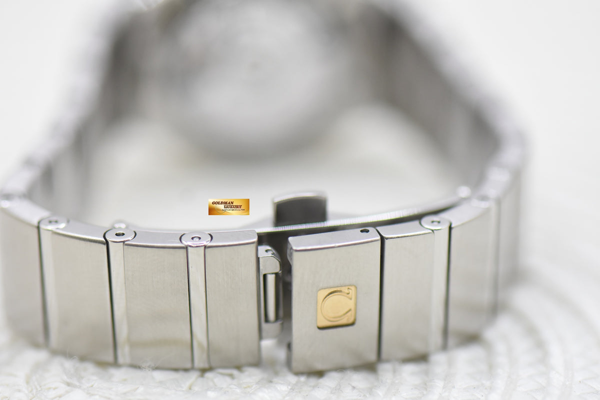 OMEGA CONSTELLATION ORBIS EDITION 27mm STEEL IN BRACELET BLUE DIAMOND DIAL AUTOMATIC (LNIB)