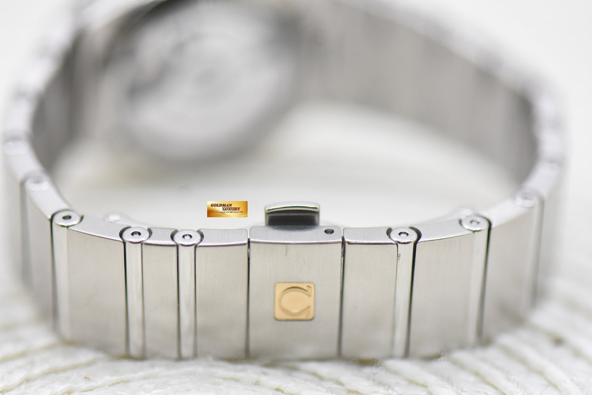 OMEGA CONSTELLATION 27mm STEEL IN BRACELET SILVERY SILK-LIKE DIAL AUTOMATIC (LNIB)