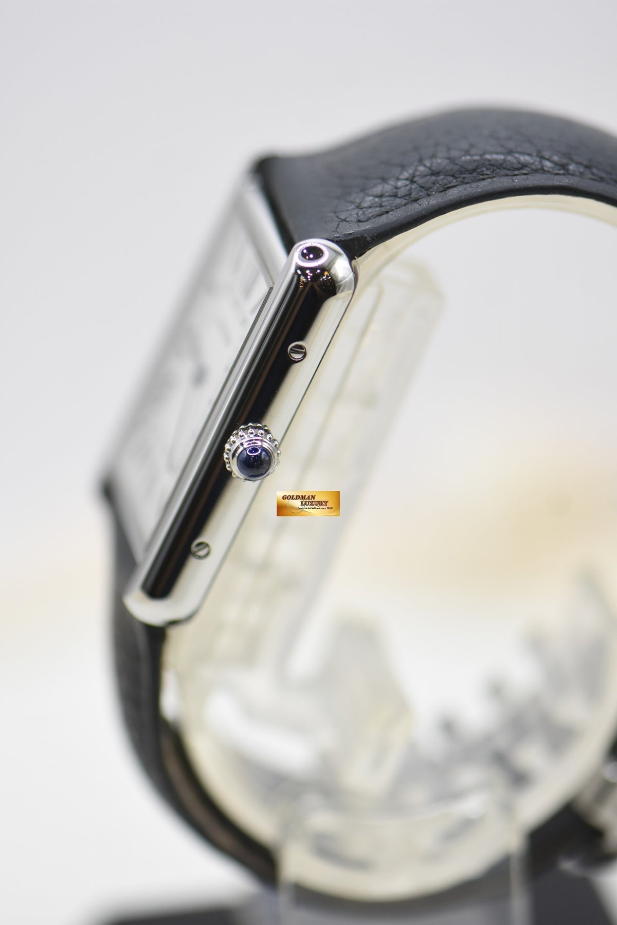 CARTIER TANK SOLO STEEL IN LEATHER QUARTZ WSTA0028 (MINT)