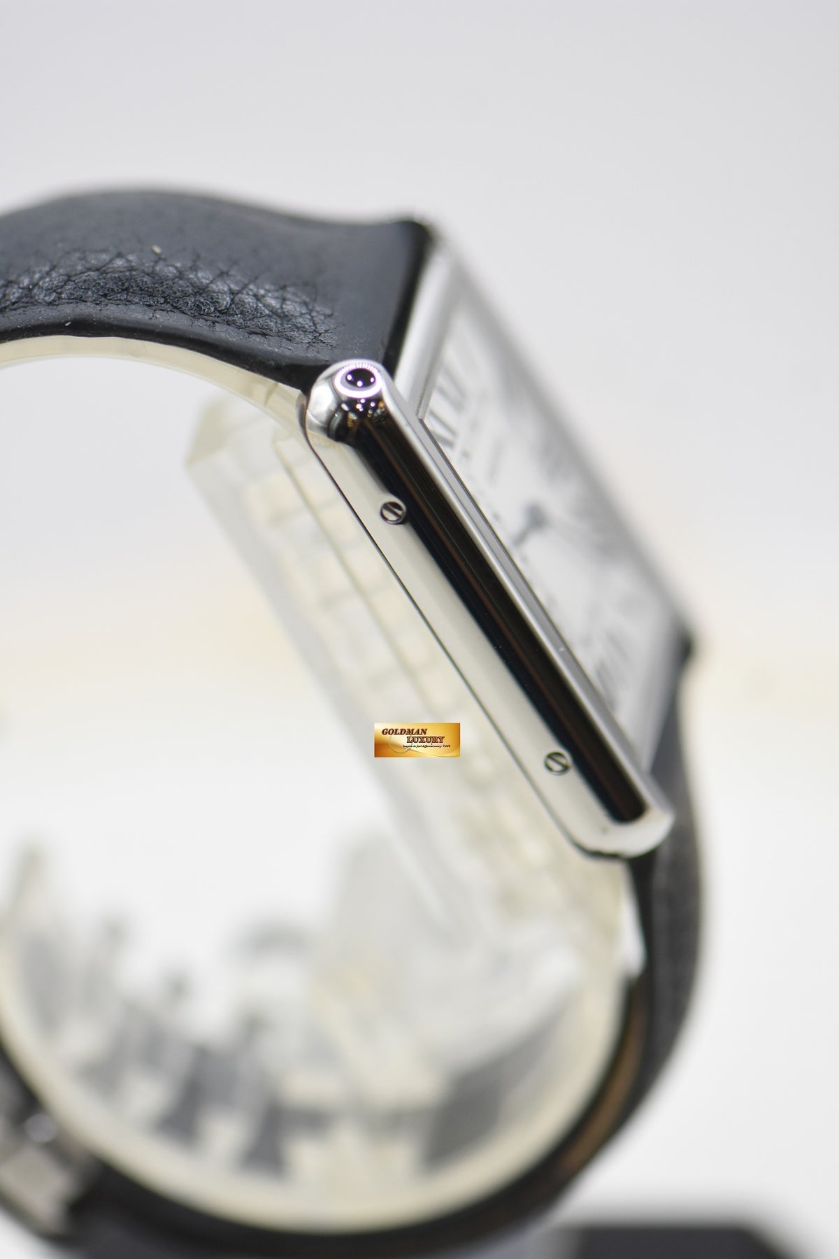 CARTIER TANK SOLO STEEL IN LEATHER QUARTZ WSTA0028 (MINT)