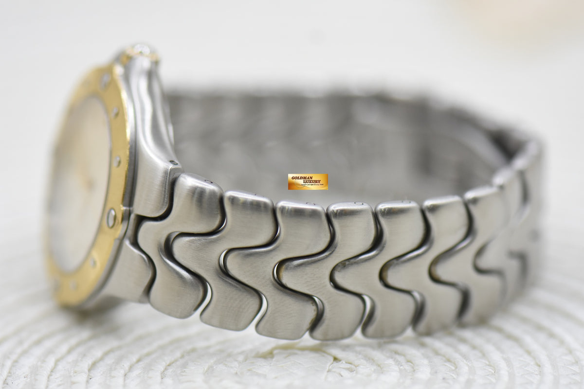 EBEL SPORTWAVE MENS 36mm QUARTZ 6187631 (MINT)