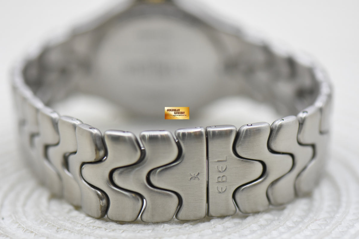 EBEL SPORTWAVE MENS 36mm QUARTZ 6187631 (MINT)