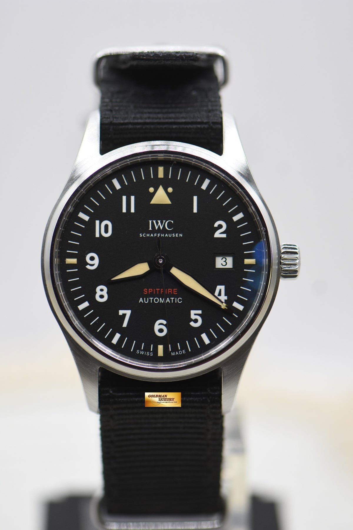 IWC PILOT SPITFIRE 39mm STEEL AUTOMATIC IW326801 (MINT)