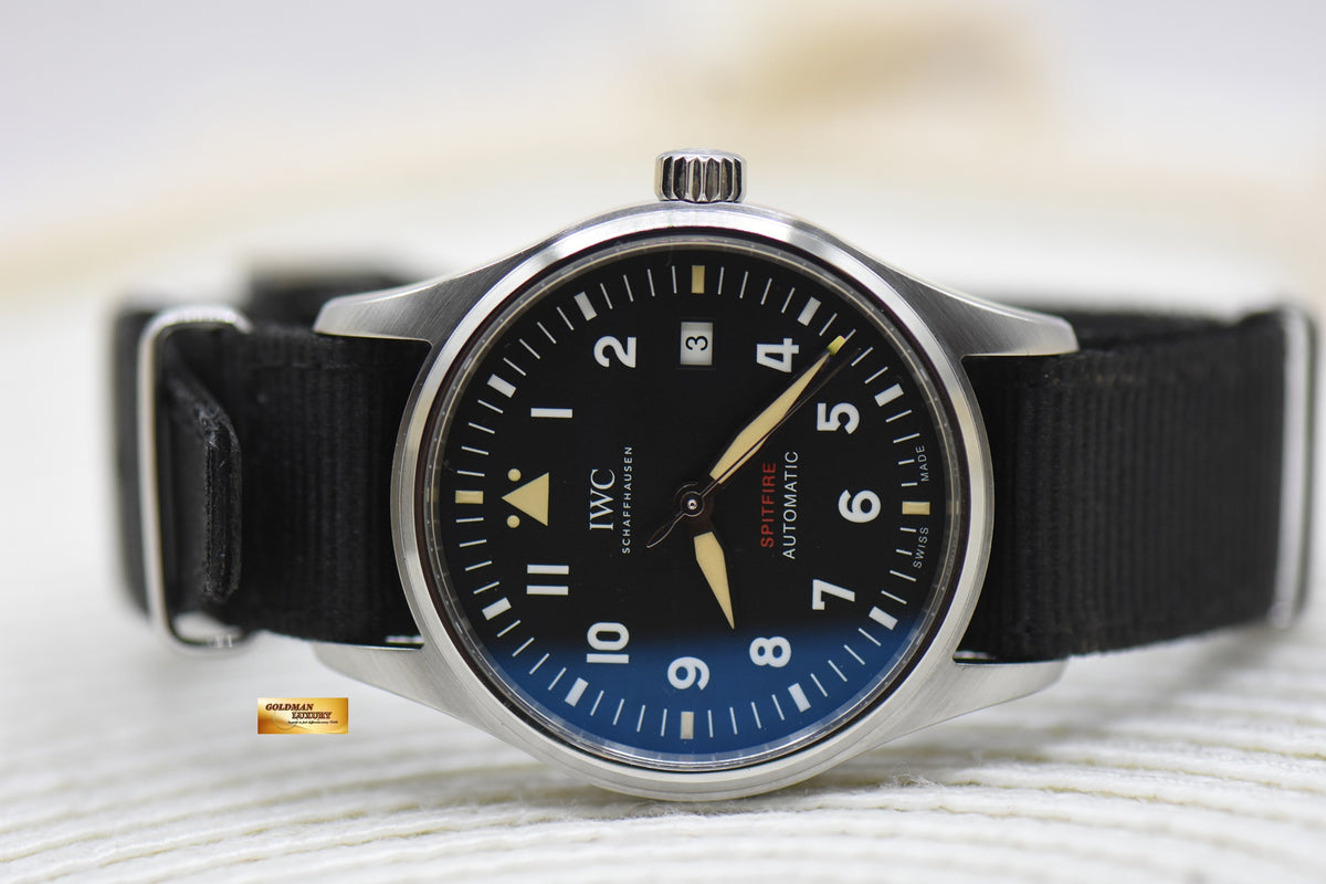IWC PILOT SPITFIRE 39mm STEEL AUTOMATIC IW326801 (MINT)