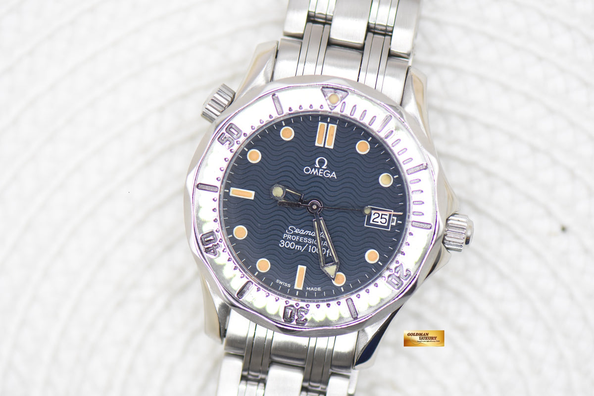 OMEGA SEAMASTER 300m MIDSIZE 36mm STEEL QUARTZ (MINT)