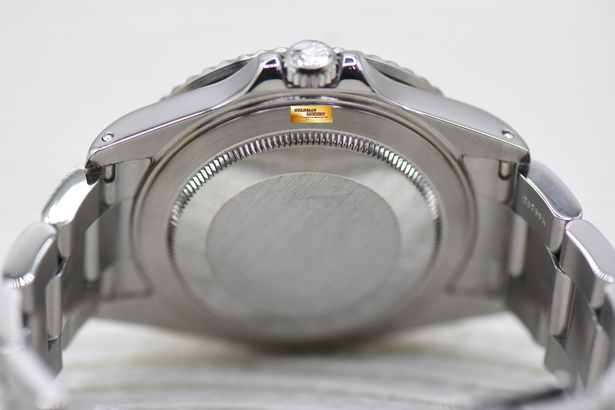 ROLEX OYSTER GMT-MASTER II 40mm RED/BLACK COKE BEZEL STEEL OYSTER BRACELET 16710 (MINT) ((Comes with Original Black Bezel))