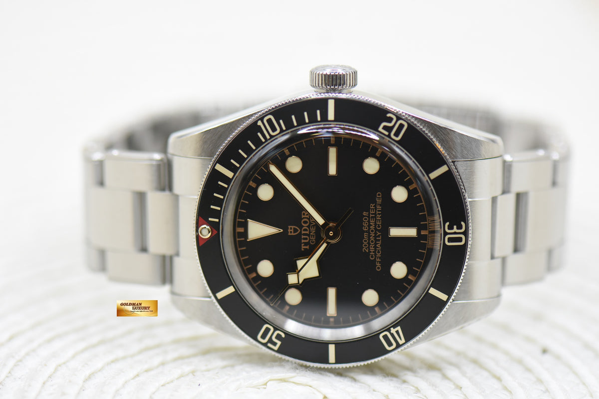 TUDOR BLACK BAY 58 BLACK DIAL STEEL IN BRACELET AUTOMATIC 79030N (MINT)