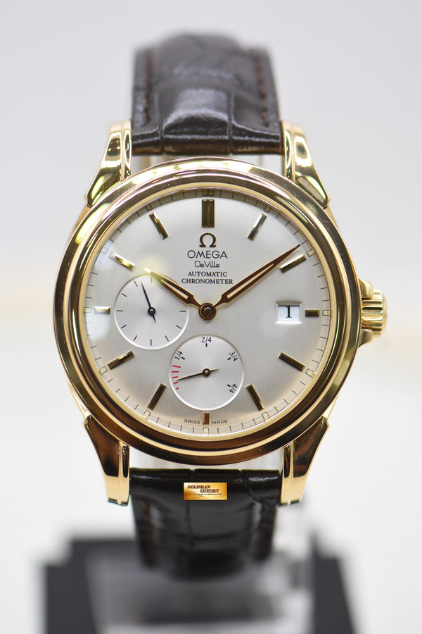 [SOLD] OMEGA DE VILLE POWER RESERVE 39mm YELLOW GOLD AUTOMATIC 4632.30.31 (MINT)