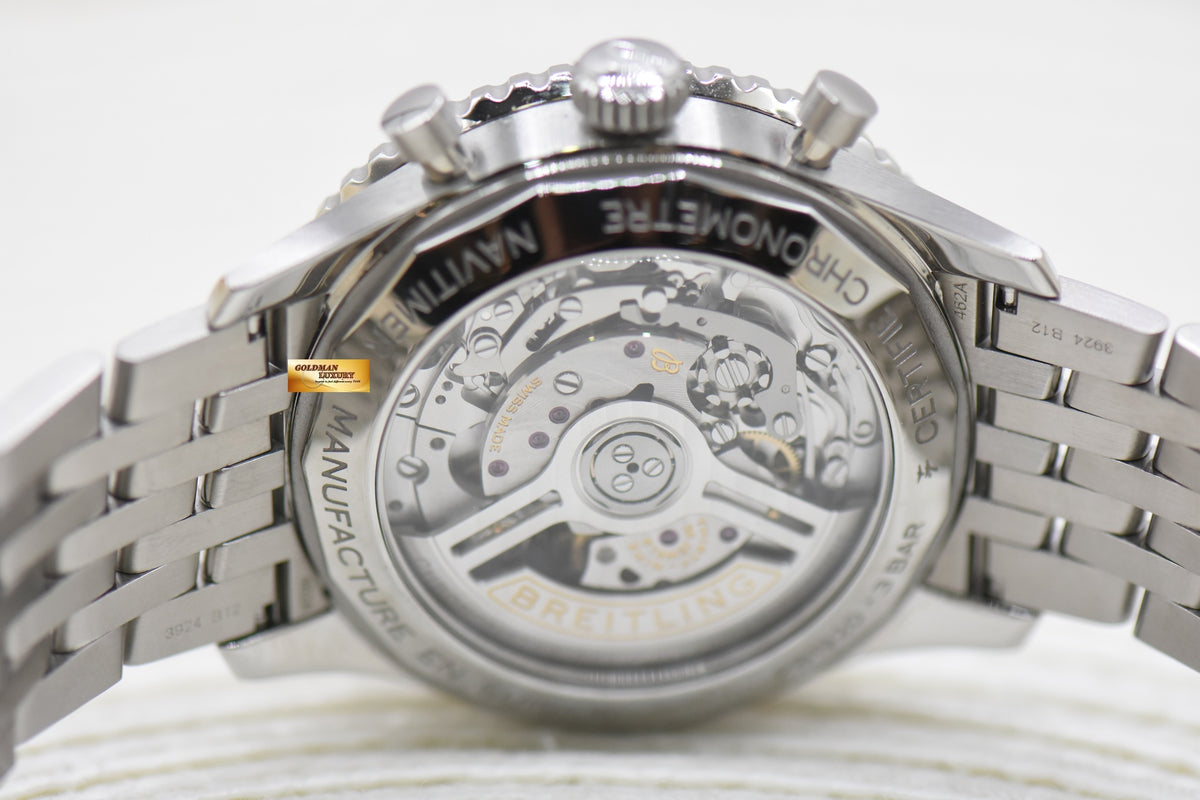 BREITLING NAVITIMER B19 STEEL CHRONOGRAPH PERPETUAL CALENDAR AUTOMATIC PB1920 (NEW)