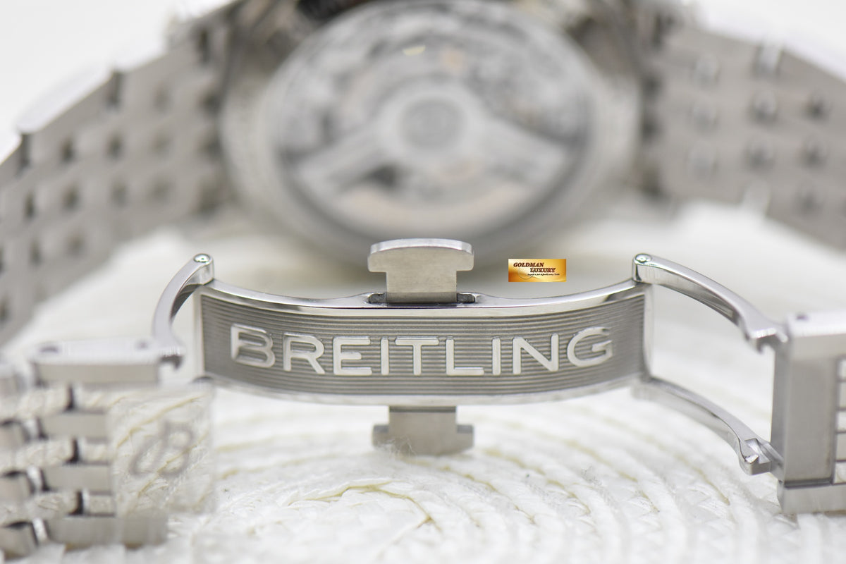 BREITLING NAVITIMER B19 STEEL CHRONOGRAPH PERPETUAL CALENDAR AUTOMATIC PB1920 (NEW)