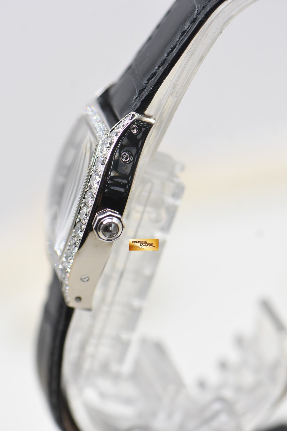 CARTIER TORTUE LADIES ORIGINAL DIAMOND WHITE GOLD MANUAL WA507231 (MINT)