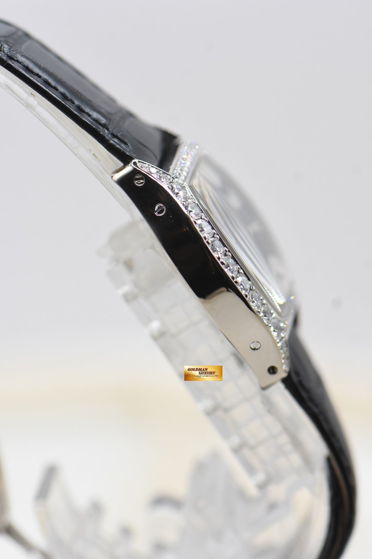 CARTIER TORTUE LADIES ORIGINAL DIAMOND WHITE GOLD MANUAL WA507231 (MINT)