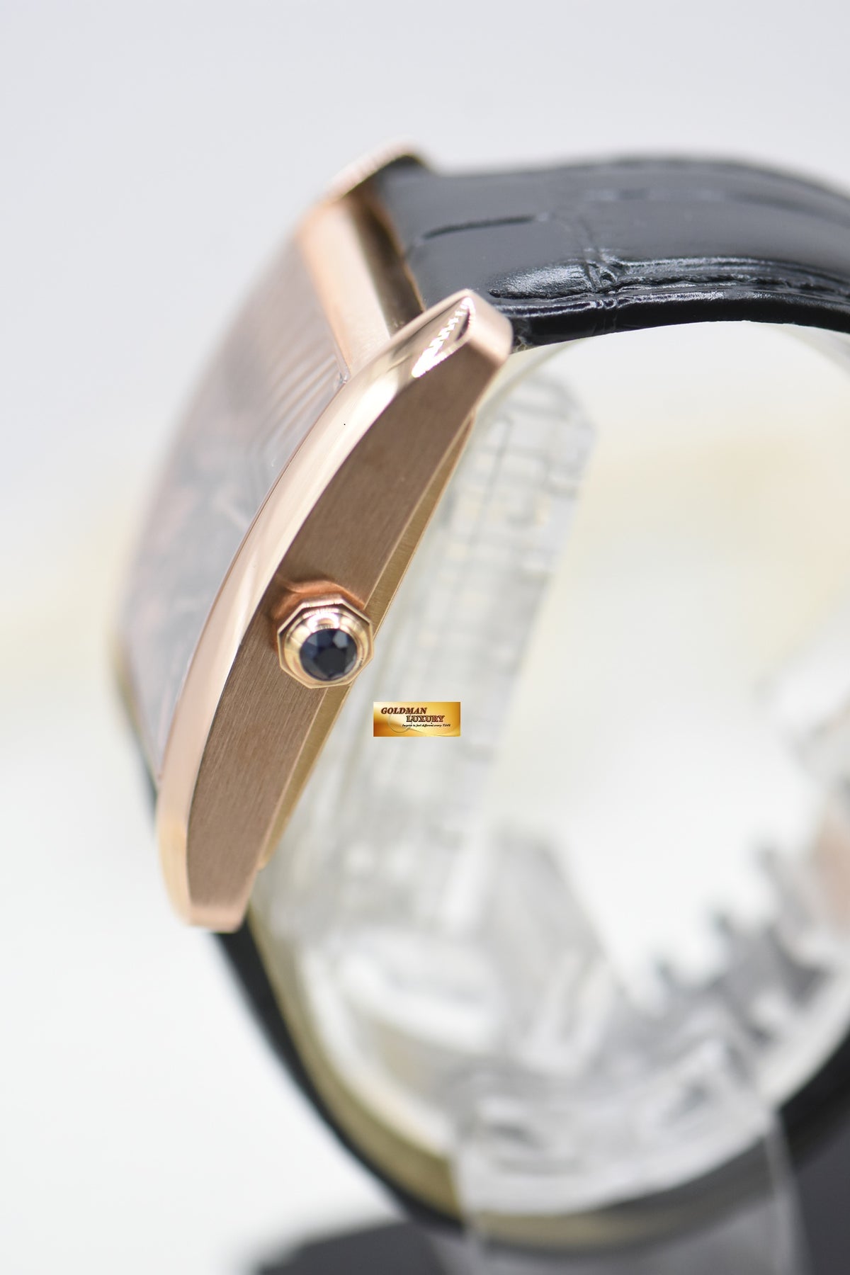 CARTIER TANK MC LARGE MEN’S ROSE GOLD IN LEATHER STRAP AUTOMATIC W5330002 (MINT)