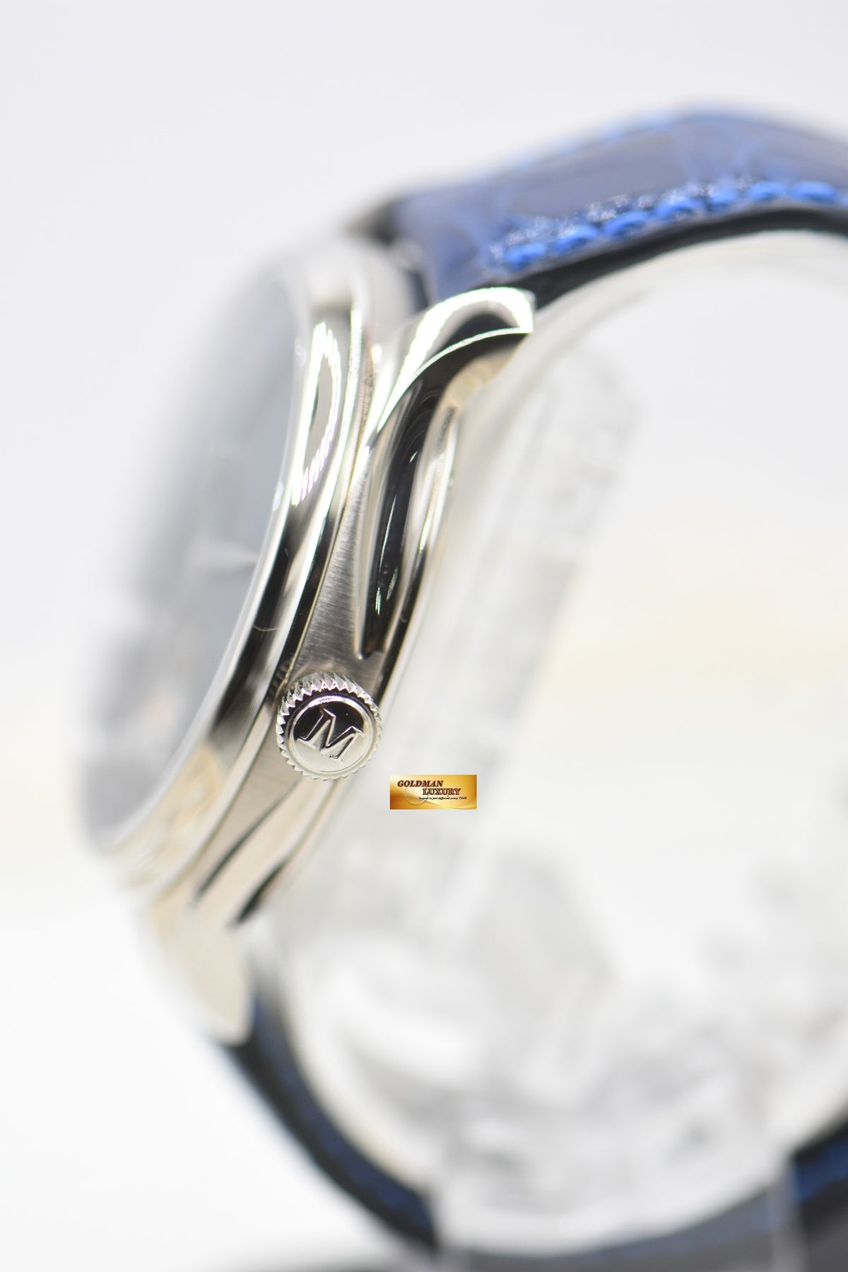 H MOSER & CIE ENDEAVOUR TOURBILLION 40mm WHITE GOLD IN LEATHER STRAP FALCON EYE DIAL 1804-0222 (NEW-UNWORN)