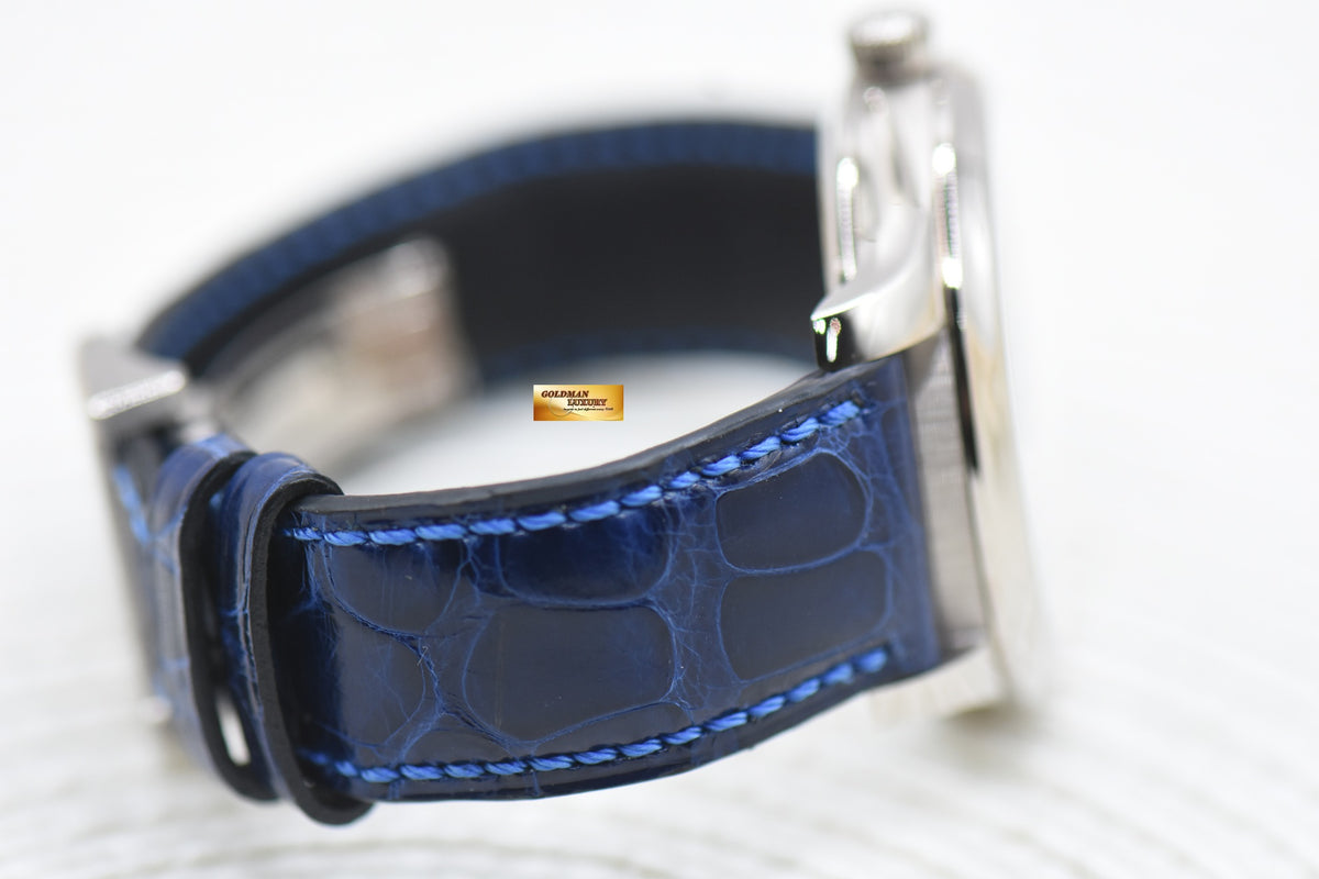 H MOSER & CIE ENDEAVOUR TOURBILLION 40mm WHITE GOLD IN LEATHER STRAP FALCON EYE DIAL 1804-0222 (NEW-UNWORN)