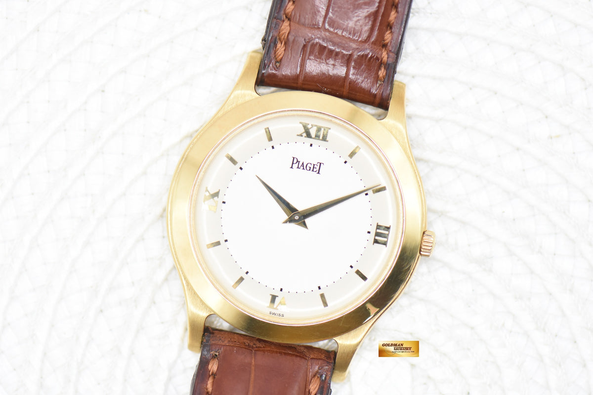 PIAGET CLASSIC LADIES 33mm 18K YELLOW GOLD MANUAL G0A17178 (MINT)