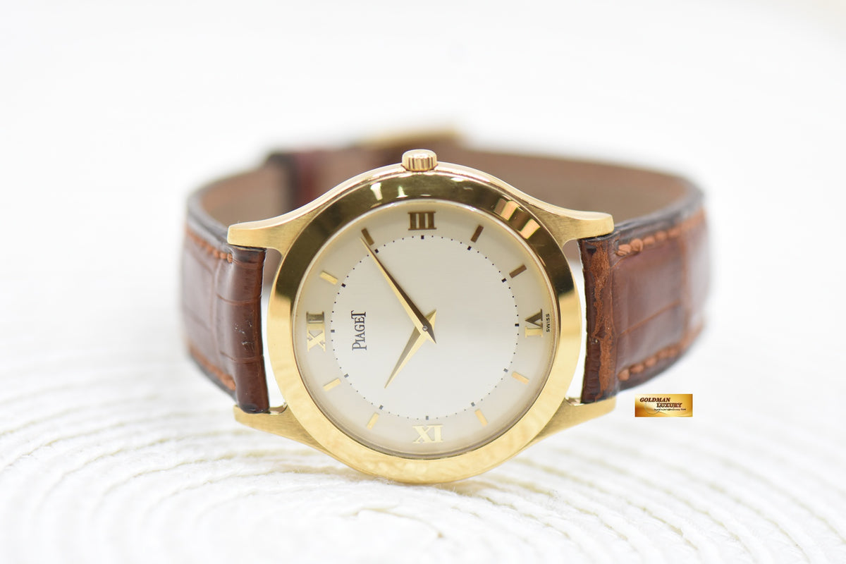 PIAGET CLASSIC LADIES 33mm 18K YELLOW GOLD MANUAL G0A17178 (MINT)