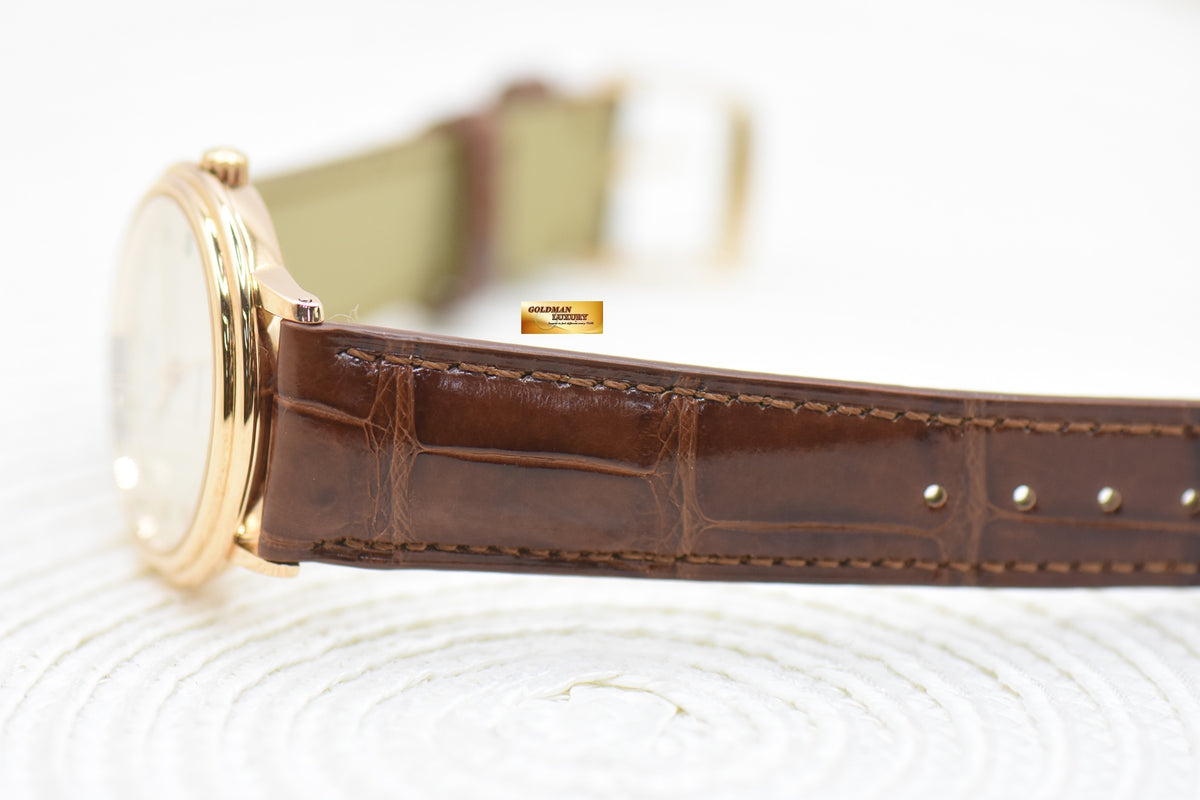 BLANCPAIN VILLERET 34mm YELLOW GOLD AUTOMATIC 1151-1418-55 (MINT)