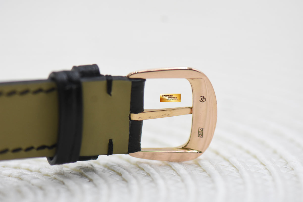 FRANCK MULLER TRIPLE CALENDAR CHRONOGRAPH 36mm YELLOW GOLD IN LEATHER STRAP MANUAL WINDING 7000 CC MC 36 (MINT)