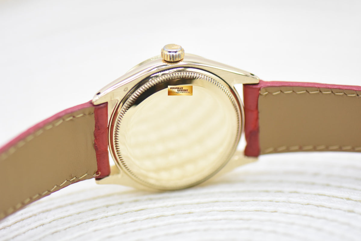 ROLEX OYSTER PERPETUAL 34mm 18K GOLD 6569  (VINTAGE)