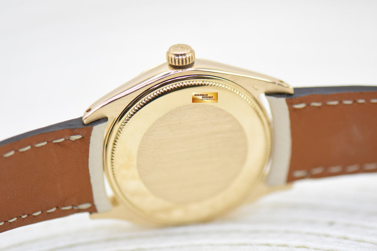 [SOLD] ROLEX OYSTER PERPETUAL 34mm 18K GOLD 1005  (VINTAGE)