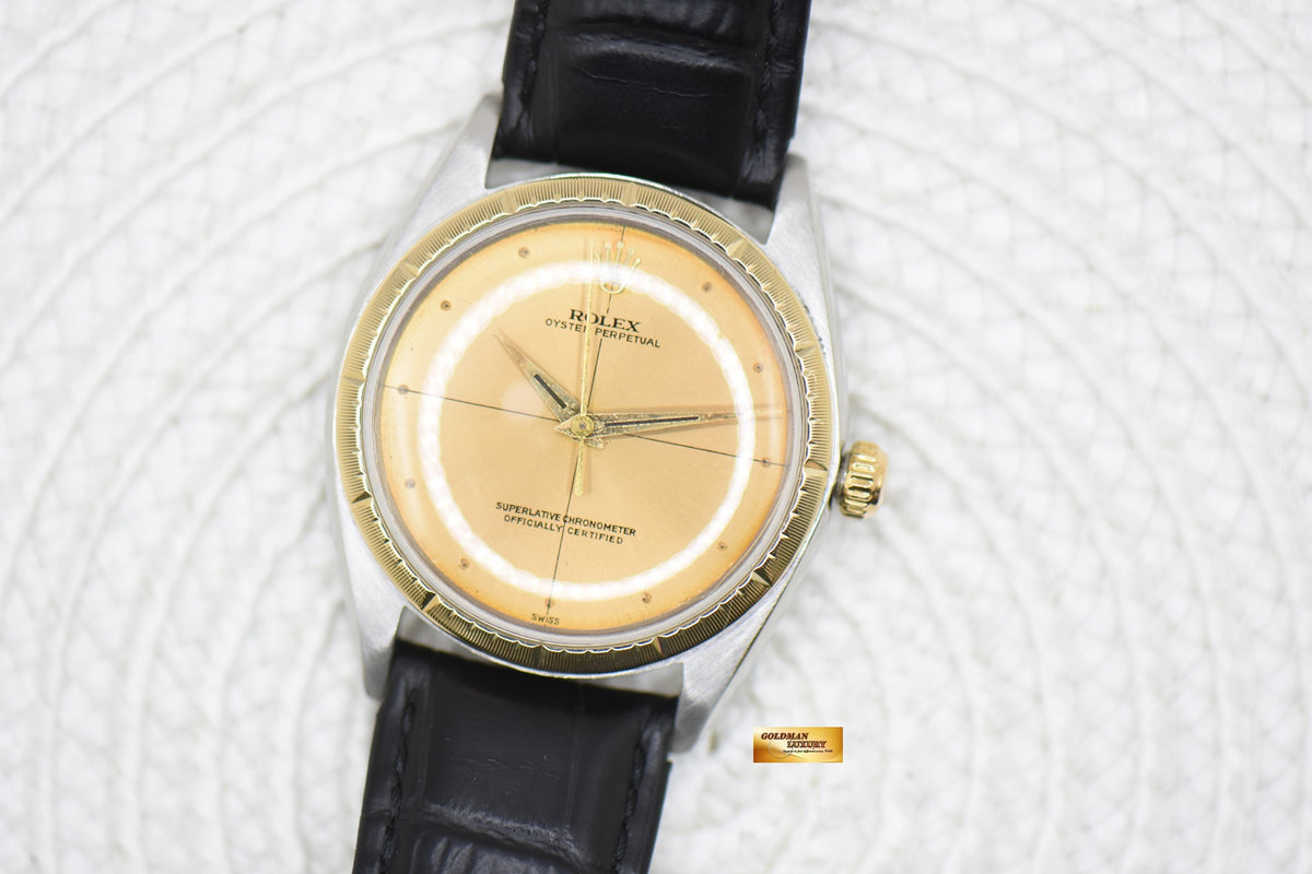 [SOLD] ROLEX ZEPHYR OYSTER PERPETUAL 34mm HALF GOLD 1008 (VINTAGE)