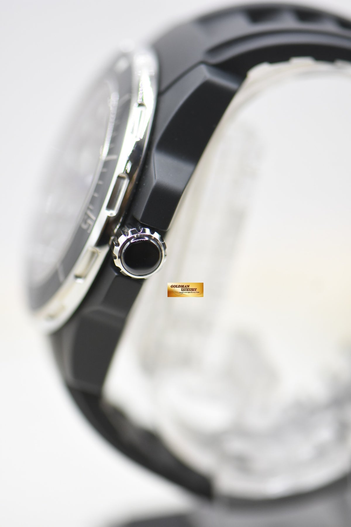 CHANEL J12 MARINE 42mm BLACK CERAMIC IN RUBBER AUTOMATIC H2558 (MINT)