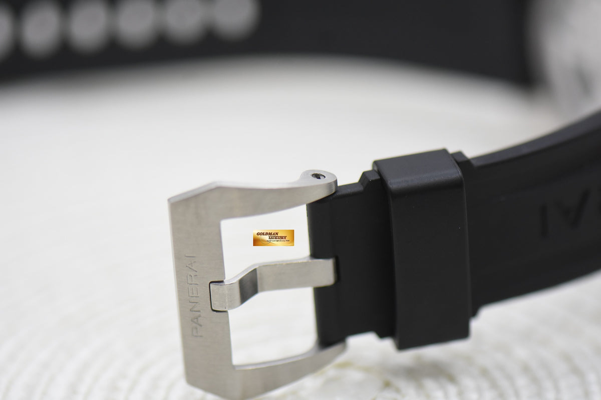 PANERAI LUMINOR MARINA 1950 CASE 44mm STEEL IN LEATHER P.9000 AUTOMATIC PAM 312 (MINT)