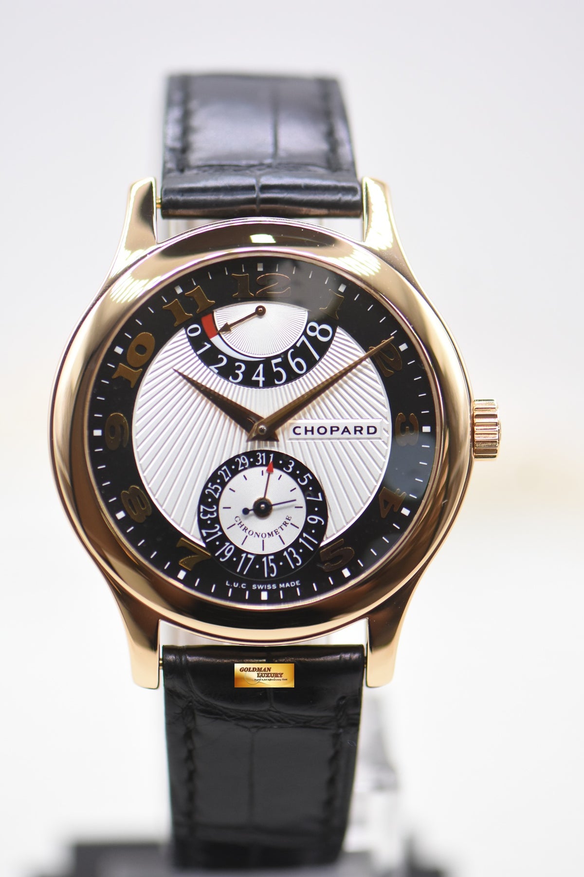 CHOPARD L.U.C CLASSIC QUATTRO MARK II 39.5mm MENS YELLOW GOLD 8 DAYS MANUAL WINDING 161903 (LNIB)