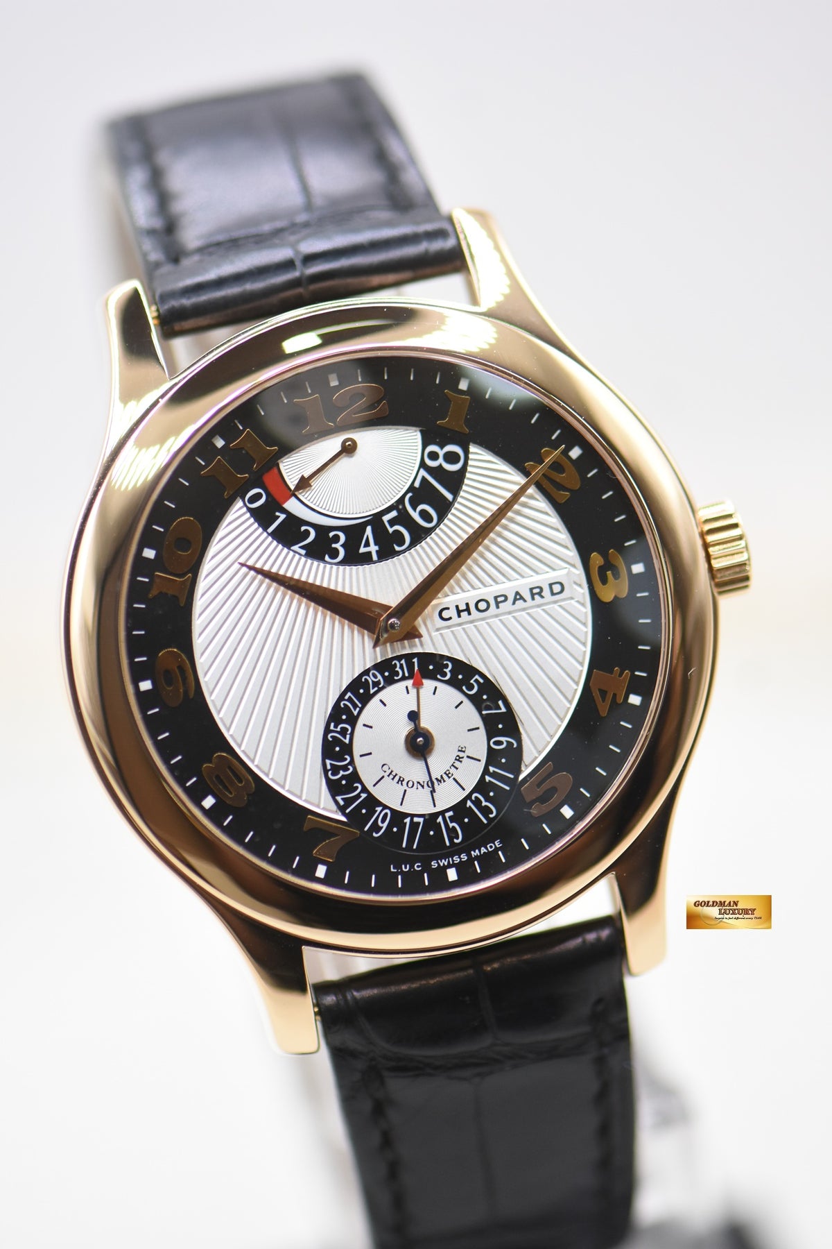 CHOPARD L.U.C CLASSIC QUATTRO MARK II 39.5mm MENS YELLOW GOLD 8 DAYS MANUAL WINDING 161903 (LNIB)
