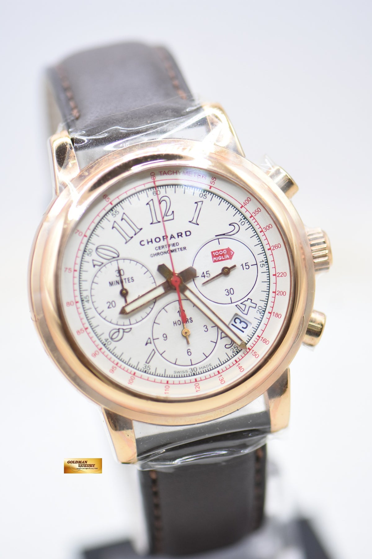 CHOPARD MILLE MIGLIA 1000 CHRONOGRAPH ROSE GOLD RACE EDITION 161274 (NOS)