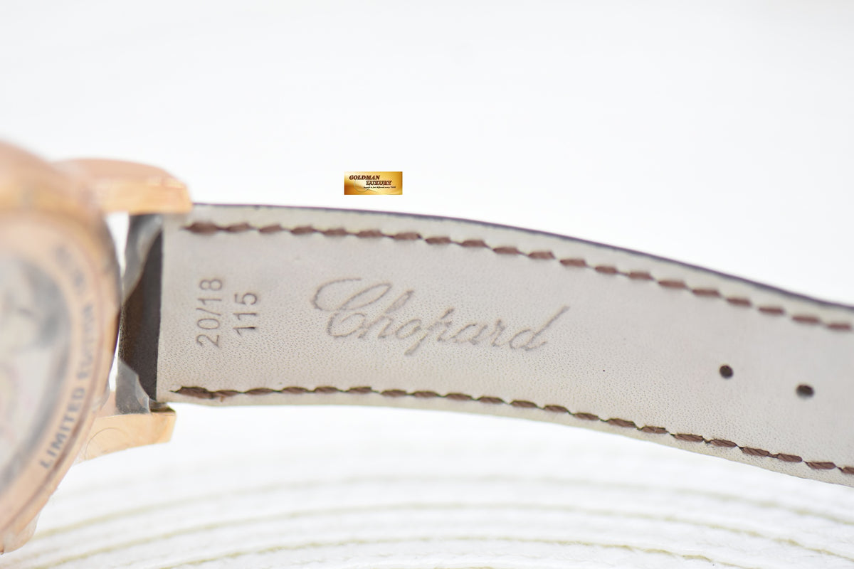 CHOPARD MILLE MIGLIA 1000 CHRONOGRAPH ROSE GOLD RACE EDITION 161274 (NOS)