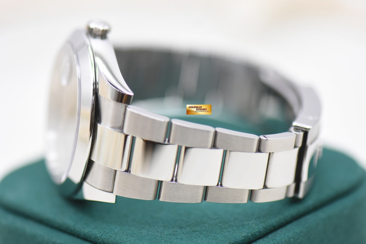 ROLEX OYSTER DATEJUST 41mm STEEL IN OYSTER BRACELET WIMBLEDON DIAL 126300 (MINT)