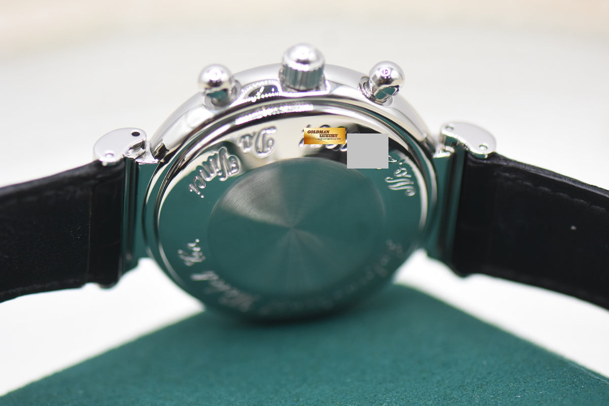 [SOLD] IWC DA VINCI PERPETUAL CALENDAR CHRONOGRAPH 39mm STEEL BLACK DIAL AUTOMATIC IW3750-28 (MINT)