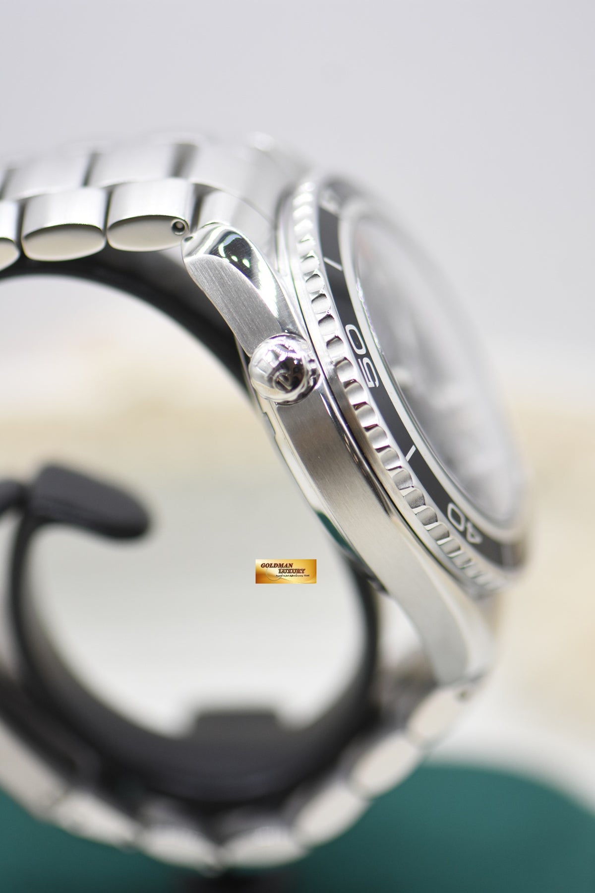 OMEGA SEAMASTER PLANET OCEAN 45.5mm STEEL IN  BRACELET BLACK DIAL AUTOMATIC 2200.5000 (MINT)