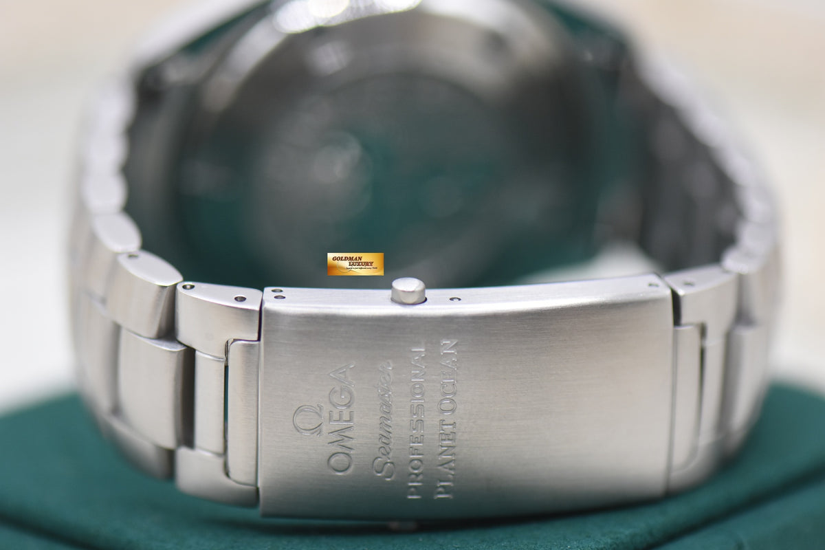 OMEGA SEAMASTER PLANET OCEAN 45.5mm STEEL IN  BRACELET BLACK DIAL AUTOMATIC 2200.5000 (MINT)