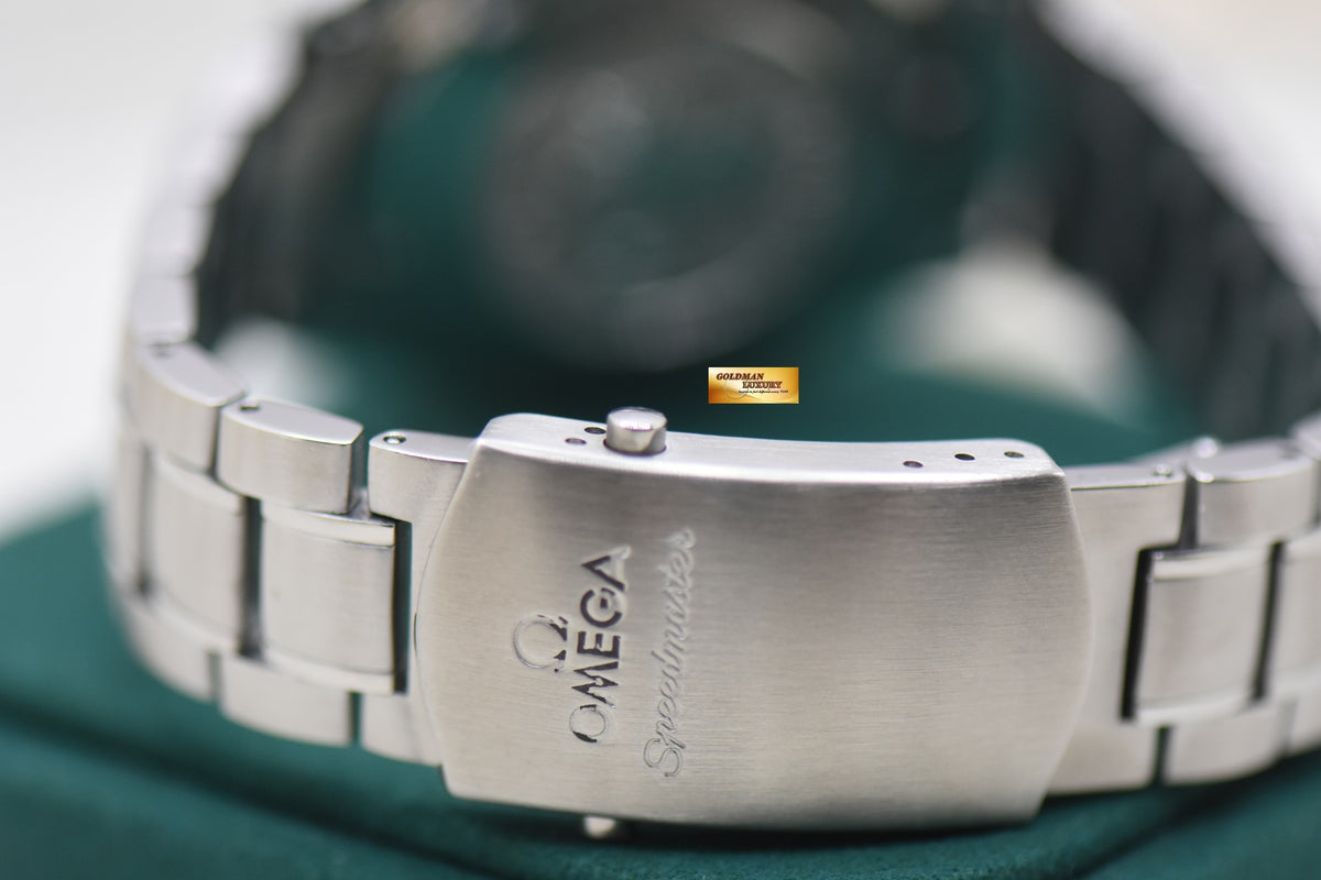 OMEGA SPEEDMASTER CHRONOGRAPH DAY-DATE-MONTH 40mm STEEL IN BRACELET BLACK DIAL 3220.5000 (MINT)