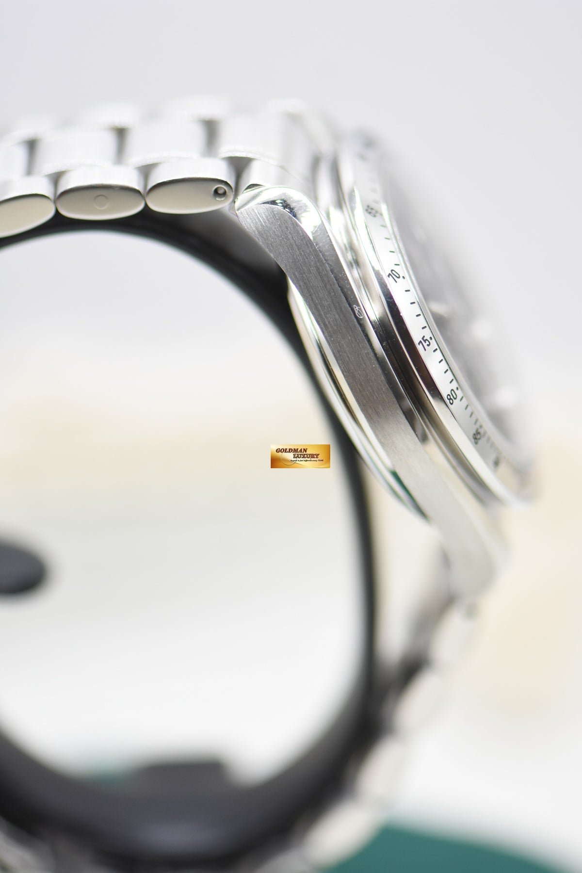 OMEGA SPEEDMASTER CHRONOGRAPH DATE 39mm STEEL IN BRACELET BLACK DIAL 3513.5000 (MINT)