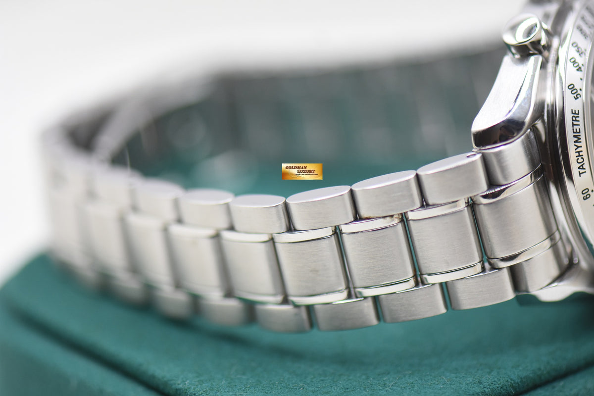 OMEGA SPEEDMASTER CHRONOGRAPH DATE 39mm STEEL IN BRACELET BLACK DIAL 3513.5000 (MINT)