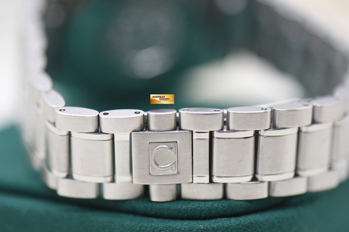 OMEGA SPEEDMASTER CHRONOGRAPH DATE 39mm STEEL IN BRACELET BLACK DIAL 3513.5000 (MINT)