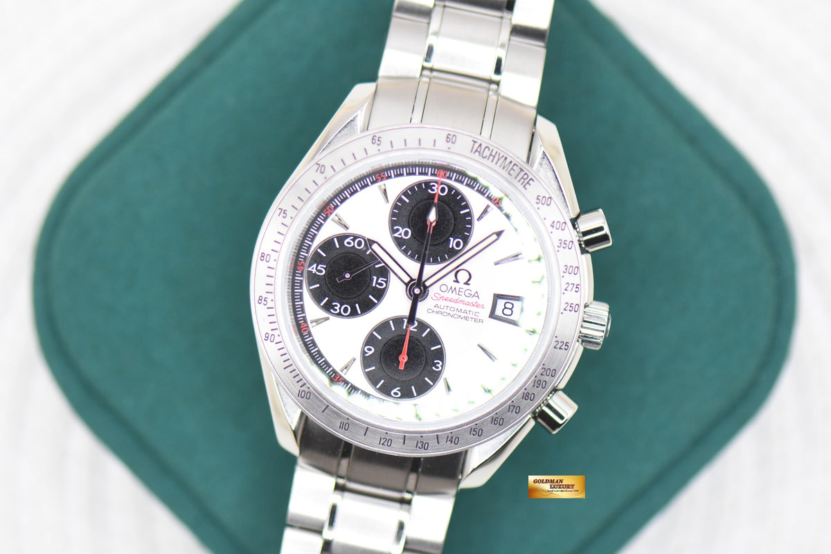 OMEGA SPEEDMASTER CHRONOGRAPH DATE 40mm STEEL IN BRACELET PANDA DIAL 3211.3100 (MINT)