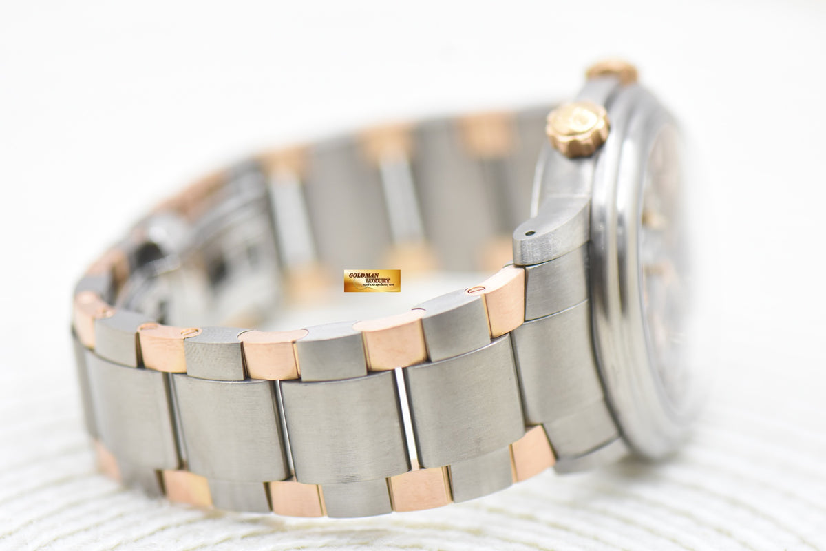 BLANCPAIN LEMAN REVEIL GMT ALARM 40mm TITANIUM/ROSE GOLD BRACELET 2041-12A30-63B (MINT)