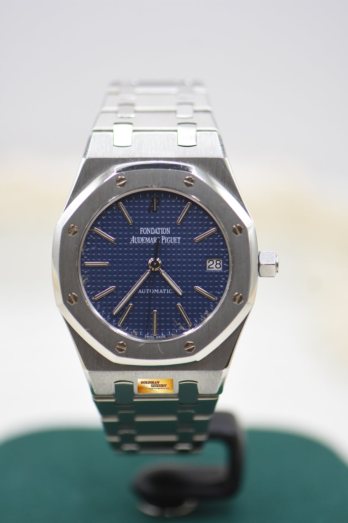 AUDEMARS PIGUET ROYAL OAK FONDATION “TIME FOR TREES” 36mm STEEL IN BRACELET 14990ST (NEO-VINTAGE MINT) (RARE)