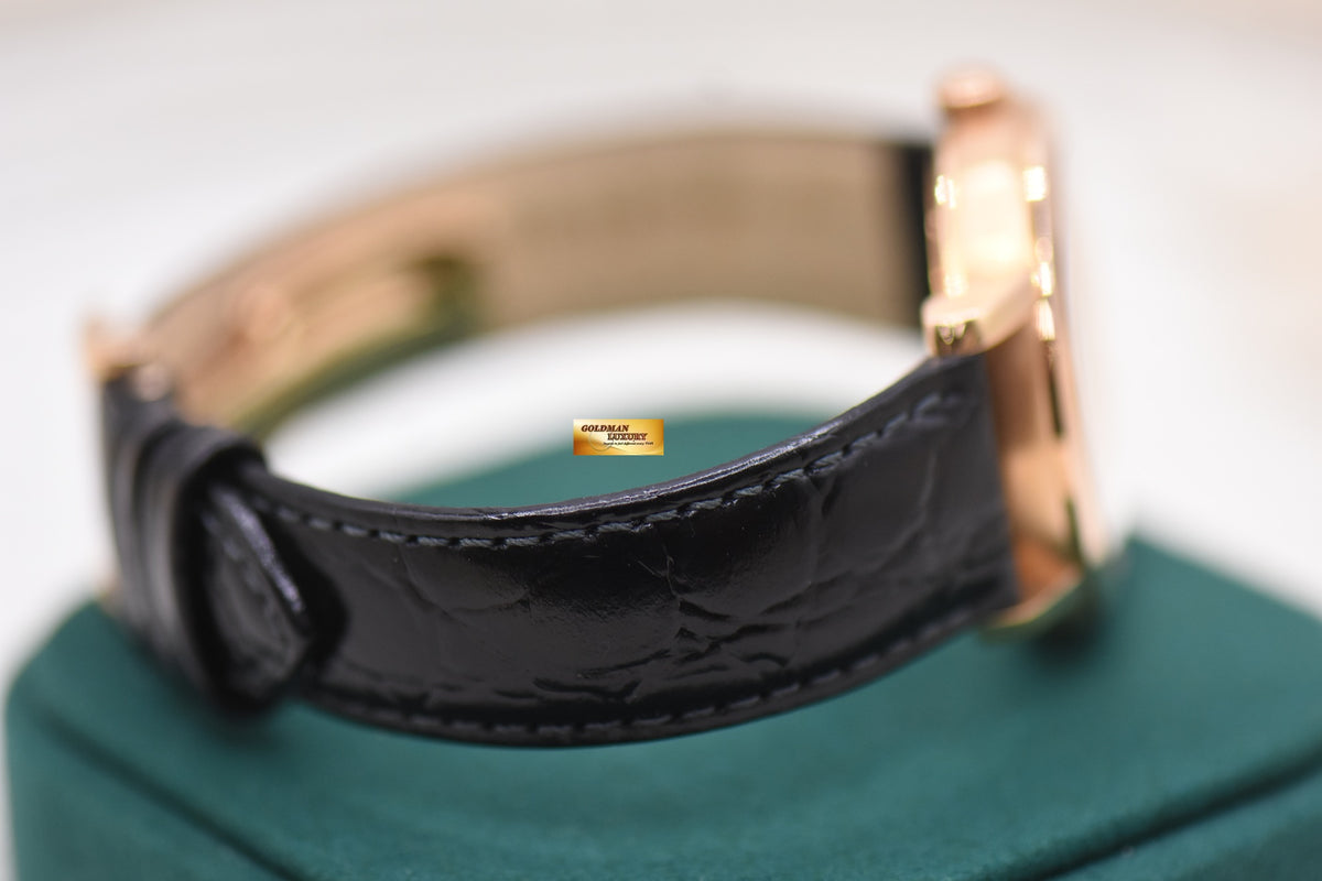 AP JULES AUDEMARS POWER RESERVE 36mm ROSE GOLD IN LEATHER STRAP MANUAL 25955OR (MINT)