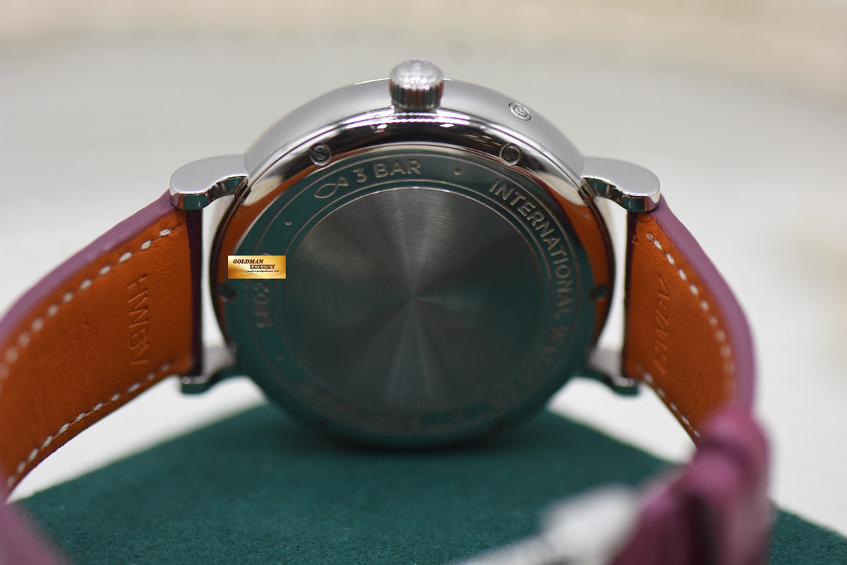 IWC PORTOFINO MOONPHASE 37 LADIES STEEL AUTOMATIC IW459008 (MINT)